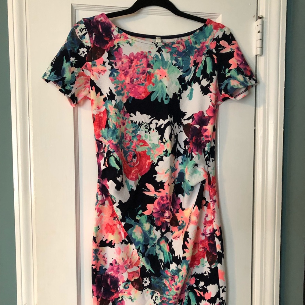 Pink Blush Floral Maternity Dress